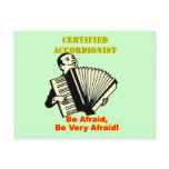 Certified Accordionist Post Card