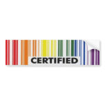 Certified bumper stickers