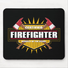 Certified Firefighter Mouse Pad