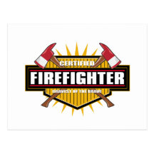 Certified Firefighter Post Cards