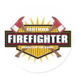 Certified Firefighter stickers
