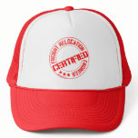 Certified Freight Relocation Engineer Red Mesh Cap Mesh Hats