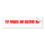 Certified Hot Bumper Sticker