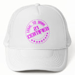Certified Now 21 Legal to Drink-pink hats