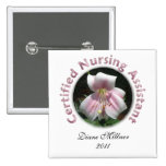 Certified Nursing Assistant Personalised Button