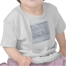Certified Original Barack Obama Birth Certificate Tshirts