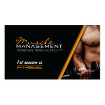 Certified Personal Trainer Business Card