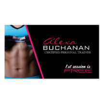 Certified Personal Trainer Business Card