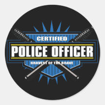 Certified Police Officer Stickers