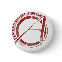 Certified Rational Thinker Pinback Button