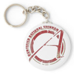 Certified Rational Thinker keychains