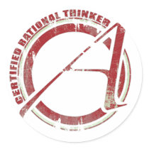 Certified Rational Thinker Sticker