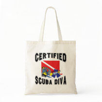 Certified SCUBA Diva Canvas Bags