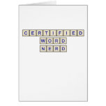 Certified Word Nerd cards