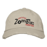 Certified ZOMBIE Hunter Halloween Embroidery Hat Embroidered Baseball Caps
