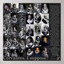 CERVANTES, I suppose?-Poster -400 Years QUIXOTE