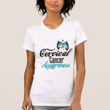 Cervical Cancer Awareness Butterfly Tee Shirts