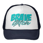 Cervical Cancer Brave Bitch Trucker Hat