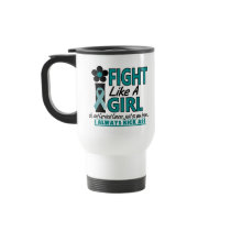 Cervical Cancer Fight Like A Girl 1.2 Coffee Mug