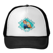 Cervical Cancer Fight Rosie The Riveter Hats