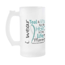 Cervical Cancer For My Hero My Mummy 2 Coffee Mugs