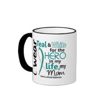 Cervical Cancer Hero In My Life My Mum 2 Coffee Mugs