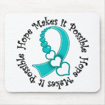 Cervical Cancer Hope Makes It Possible Mouse Pads