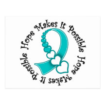 Cervical Cancer Hope Makes It Possible Post Card