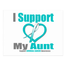 Cervical Cancer I Support My Aunt Post Cards