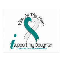 Cervical Cancer I Support My Daughter Post Card