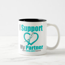 Cervical Cancer I Support My Partner Mug