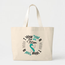 Cervical Cancer Ribbon For My Mum Tote Bag
