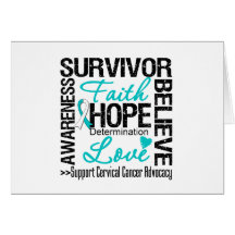 Cervical Cancer Survivors Motto Cards