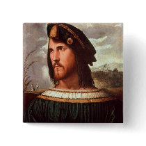 Cesare Borgia  Duke of Valencia Button