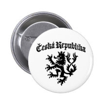 Ceska Republika Pinback Button