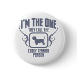Cesky Terrier buttons