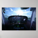Cessna 172 Instrument Panel Print