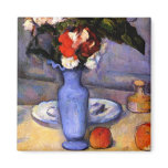 Cezanne painting Still Life With Blue Vase art magnets