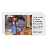 Cezanne painting Still Life With Blue Vase art photo cards