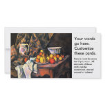 Cezanne still life apples peaches vase pretty art photo cards