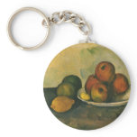 Cézanne's Still Life with Apples keychains