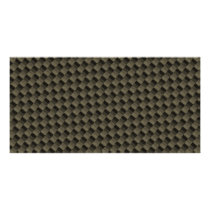 CF Carbonfiber Textured Photo Card