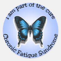 CFS Awareness stickers