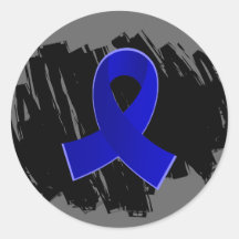 CFS Blue Ribbon With Scribble Stickers