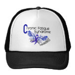 CFS Chronic Fatigue Syndrome Tattoo Butterfly Hat