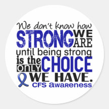 CFS How Strong We Are Sticker