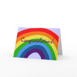 CG- Rainbow Congratulations card