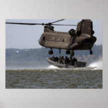 CH-47 Chinook Boat Lift Posters