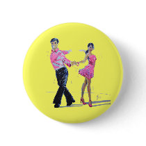Cha Cha Cha Ballroom Dancing Buttons