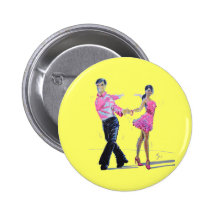 Cha Cha Cha Ballroom Dancing Buttons